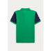 Polo Ralph Lauren Green With Navy Diagonal Big Pony Polo Shirt 